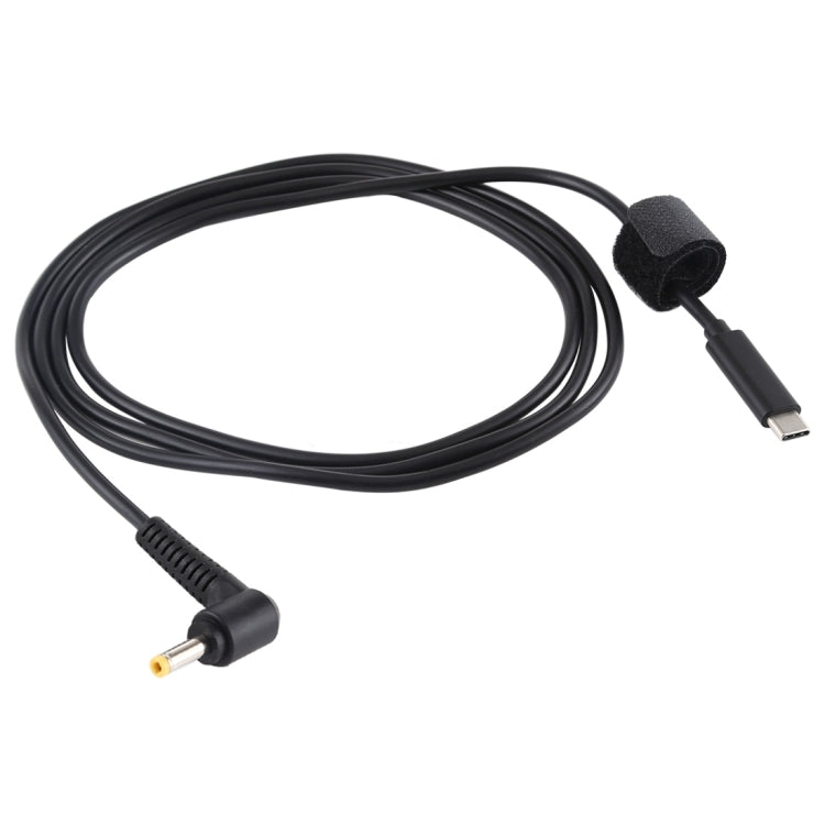 USB-C / Type-C 轉 4.0 x 1.7mm 筆電電源充電線，線長約 1.5m，Type-C 轉 4.0 x 1.7mm