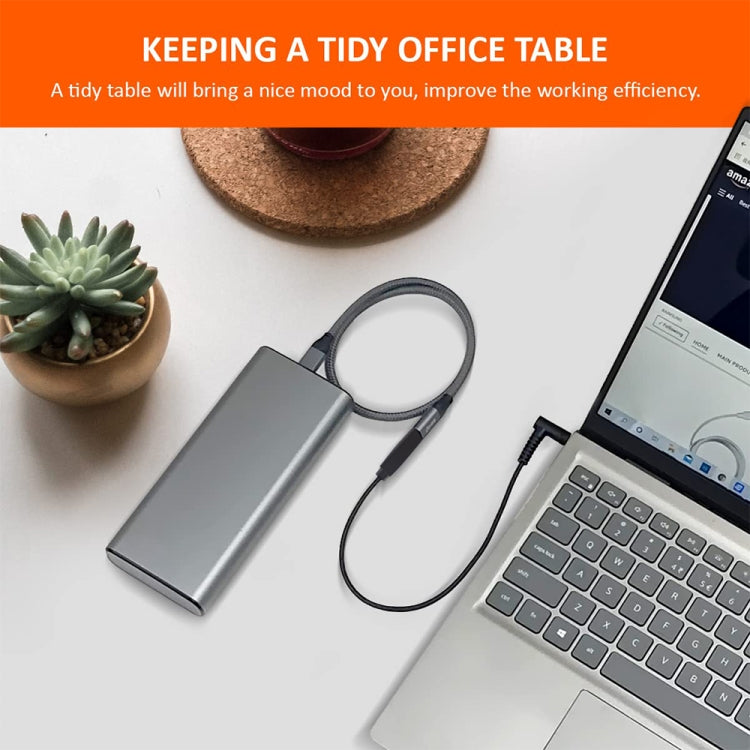 USB-C / Type-C 轉 4.0 x 1.7mm 筆電電源充電線，線長約 1.5m，Type-C 轉 4.0 x 1.7mm