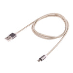 360 度旋轉 1 米編織風格 Micro USB 至 USB 2.0 強力磁吸充電線帶 LED 指示燈