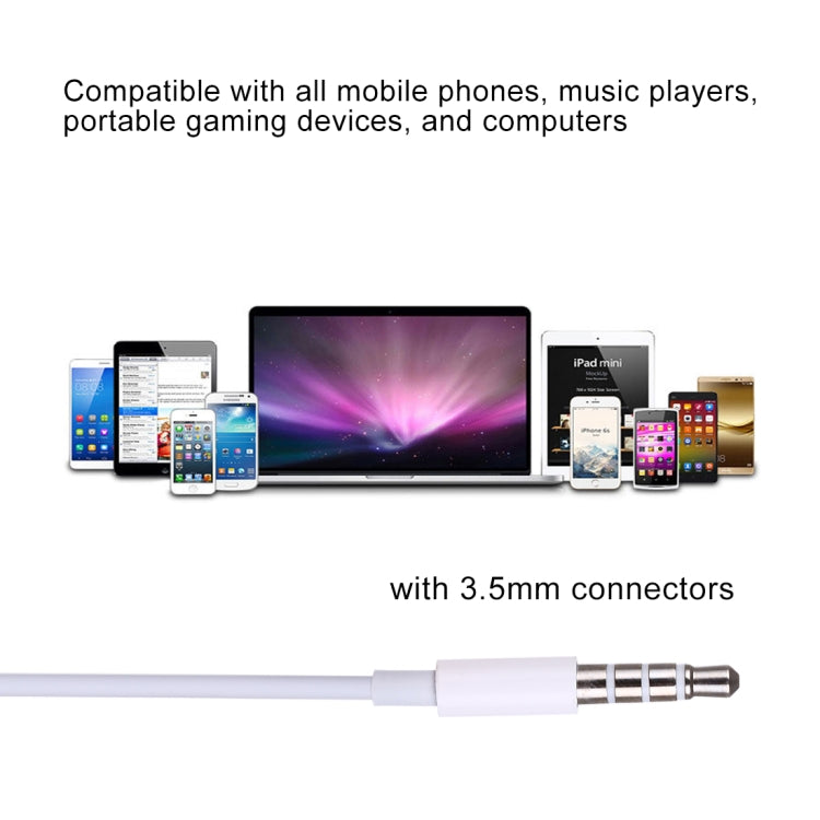 M27 3.5mm Stereo Dynamic Bass Earphone with Mic