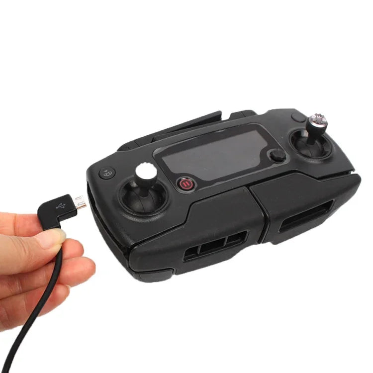 30cm Micro USB轉USB-C / Type-C轉換數據線連接器，適用DJI MAVIC PRO & SPARK遙控器、智能手機、平板，Micro USB轉USB-C / Type-C