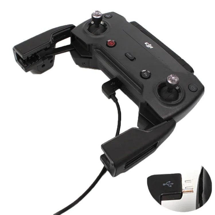30cm Micro USB轉USB-C / Type-C轉換數據線連接器，適用DJI MAVIC PRO & SPARK遙控器、智能手機、平板，Micro USB轉USB-C / Type-C