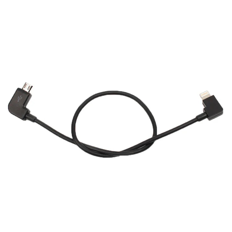 30cm Micro USB轉8針轉換數據線連接器，適用DJI MAVIC PRO & SPARK & Mavic 2 Pro & Mavic 2 Zoom遙控器、iPhone、iPad，Micro USB轉8針