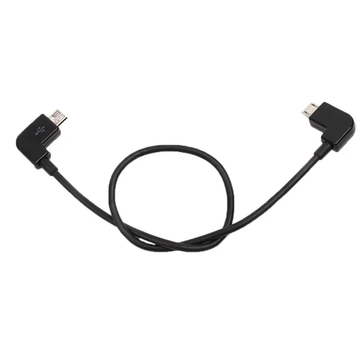 30公分 Micro USB 轉 Micro USB 數據線連接器，適用 DJI MAVIC PRO & SPARK 遙控器、智慧型手機、平板，Micro USB 轉 Micro USB
