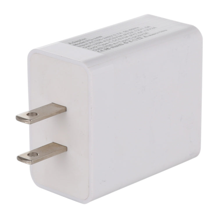 24W PD + QC3.0快速充電器電源適配器，美規插頭，24W美規插頭