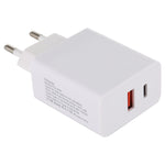 24W PD + QC3.0 快充電源轉接插頭 EU 插頭，24W EU 插頭