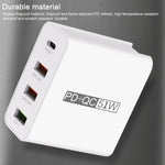 WLX-A6 四埠快速充電 USB 旅行充電器電源適配器，澳規插頭
