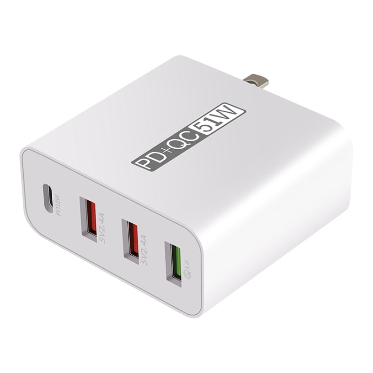WLX-A6 四埠快速充電 USB 旅行充電器電源適配器，澳規插頭