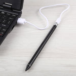 長款通用可充電電容式觸控筆，配備 2.3mm 超細金屬筆尖，適用於 iPhone、iPad、Samsung 及其他電容式觸控螢幕智慧型手機或平板電腦