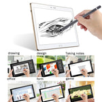 長款通用可充電電容式觸控筆，配備 2.3mm 超細金屬筆尖，適用於 iPhone、iPad、Samsung 及其他電容式觸控螢幕智慧型手機或平板電腦
