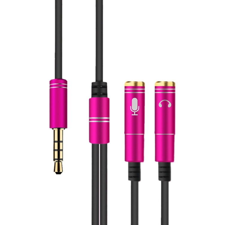 2合1 3.5mm公轉雙3.5mm母TPE高彈性音頻線分接器，線長：32cm