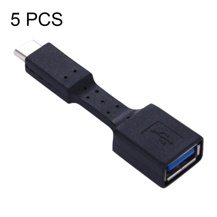 5 個 USB-C / Type-C 公頭轉 USB 3.0 母頭 OTG 轉接器，USB-C / Type-C 轉 USB 3.0