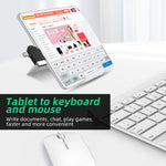 USB 3.0 母頭轉 USB-C / Type-C 公頭 + Micro USB 公頭多功能 OTG 轉接器，附掛繩孔