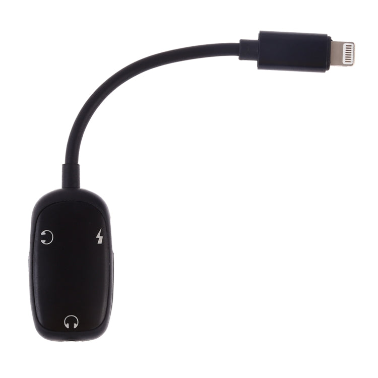 8 Pin 轉 8 Pin 充電接口 + 8 Pin 耳機接口 + 3.5mm 音頻接口耳機轉接器，銀色、黑色、粉色、金色、紅色