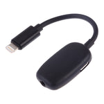 8 Pin 轉 8 Pin 充電接口 + 8 Pin 耳機接口 + 3.5mm 音頻接口耳機轉接器，銀色、黑色、粉色、金色、紅色