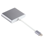 4K超高清雙HDMI介面輸出轉USB-C / Type-C轉接器，9175B