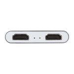 4K超高清雙HDMI介面輸出轉USB-C / Type-C轉接器，9175B