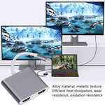 4K超高清雙HDMI介面輸出轉USB-C / Type-C轉接器，9175B