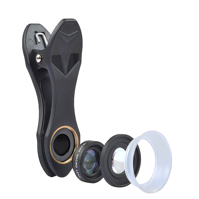 APEXEL APL-24X-H 2合1通用外接12X及24X微距手機鏡頭，附鏡頭遮光罩