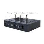 45W PD USB-C / Type-C + 18W PD USB-C / Type-C + 18W QC 3.0 USB + USB 埠智慧充電器，附可拆卸邊框，歐規插頭，016PD 歐規插頭