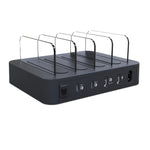 45W PD USB-C / Type-C + 18W PD USB-C / Type-C + 18W QC 3.0 USB + USB 埠智慧充電器，附可拆卸邊框，歐規插頭，016PD 歐規插頭