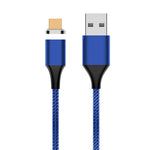M11 3A USB to Micro USB Nylon Braided Magnetic Data Cable, Cable Length: 2m, Micro USB