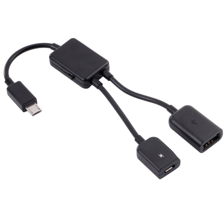 1 轉 2 Micro USB OTG 轉接線