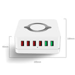E6 7 合 1 多功能無線充電座 USB 智能插座支架