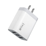 IVON AD37 5A QC 3.0 三埠 USB 旅行充電器，美規插頭，AD37