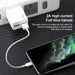 IVON AD38 5V 2.1A 雙 USB 埠旅行充電器，美規插頭，AD38