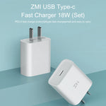 原裝小米有品 ZMI 20W Type-C / USB-C 快充電源適配器，美規插頭