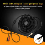 ZS0095 適用於Sennheiser HD25 / HD560 / HD540 / HD430 / HD250 耳機彈簧線，線長：1.5m-5m，ZS0095