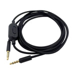 ZS0159 適用於Logitech G433 / G233 / G Pro / G Pro X 3.5mm公對公遊戲耳機音頻線，帶線控，線長：2m