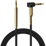zs0110 適用於AKG Y40 & Creative Aurvana Live2 & Bose QC25 標準版2.5mm轉3.5mm耳機線，線長：1.5m，標準版
