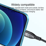 4 合 1 66W 6A USB 轉 8 Pin + Micro USB + 雙 USB-C / Type-C 快充數據線，線長：1.2m，66W