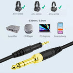 ZS0088 適用於Audio-Technica ATH-M50X / ATH-M40X 彈簧耳機音頻線，線長：1.4m-3m，ZS0088