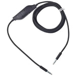ZS0195 適用於Logitech G633 / G635 / G933 / G935 3.5mm遊戲耳機音頻線，線長：1.5m，適用於Logitech G633 1.5m