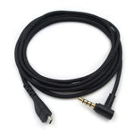 ZS0135 適用於SteelSeries Arctis 3 / 5 / 7 耳機音頻線，線長：2m，黑色音頻線，銀色音頻線