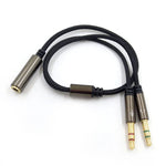 ZS0135 2合1 適用於SteelSeries Arctis 3 / 5 / 7 耳機音頻線+耳機轉接線套裝，音頻線+轉接線