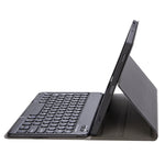 適用於 iPad 11 2025 / 第10代 10.9 2022 YA10B 羊皮紋理藍牙鍵盤皮革平板保護套，帶筆槽，YA10B