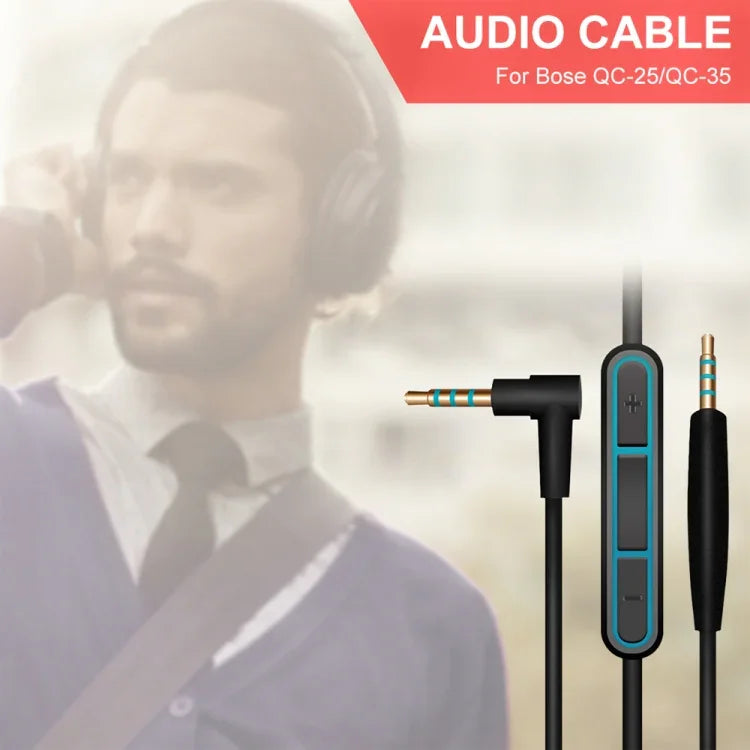 ZS0009 3.5mm轉2.5mm音頻線，適用於Boshi QC25 QC35 OE2 LIVE2 AKG Y50 Y40