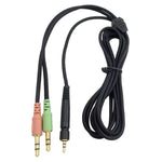 ZS0076 PC版遊戲耳機線，適用於Sennheiser PC 373D GSP350 GSP500 GSP600 G4ME ONE GAME ZERO，PC版