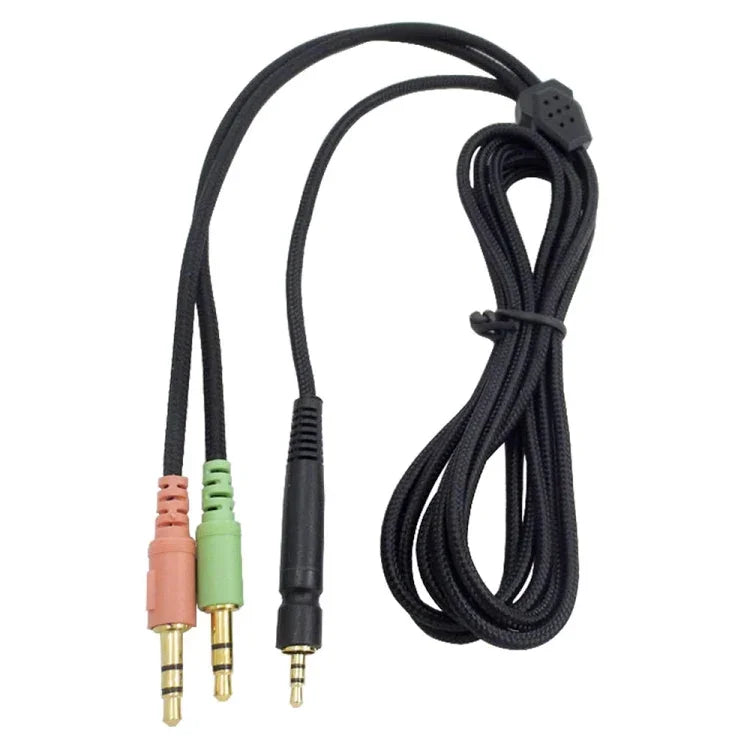 ZS0076 PC版遊戲耳機線，適用於Sennheiser PC 373D GSP350 GSP500 GSP600 G4ME ONE GAME ZERO，PC版