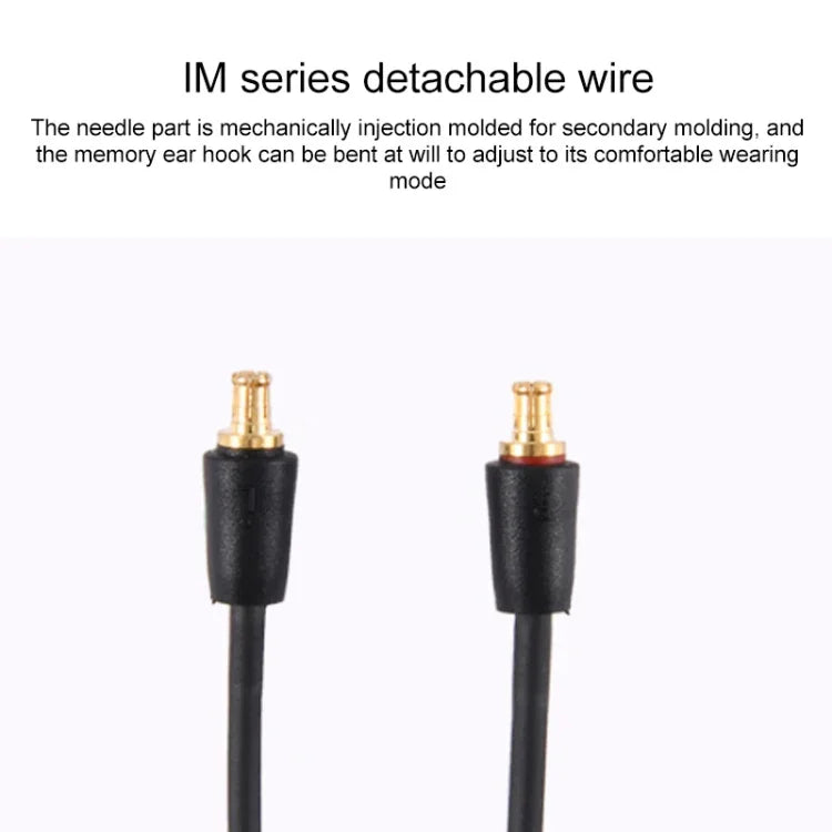 ZS0030 通話版 3.5mm 轉 A2DC 耳機音頻線，適用於 Audio-technica ATH-LS50/70/200/300/400/50 CKR90，通話版