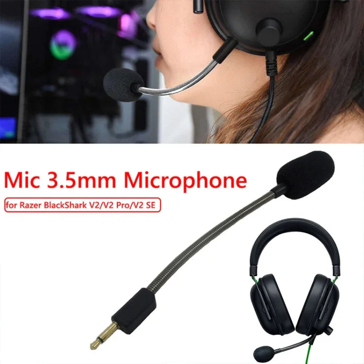 ZS0221 耳機降噪麥克風，適用於 Razer BlackShark V2/V2SE/V2 PRO，ZS0221