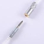 ZS0021 3.5mm 公頭轉 4.4mm 母頭平衡轉接線，3.5mm 公頭轉 4.4mm 母頭