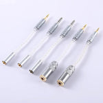 ZS0021 2.5mm 公頭轉 4.4mm 母頭平衡轉接線，2.5mm 公頭轉 4.4mm 母頭