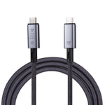 10Gbps 8K USB-C/Type-C 轉 USB-C/Type-C 視頻線，兼容 USB 3.2，長度：1m，10Gbps Type-C 轉 Type-C