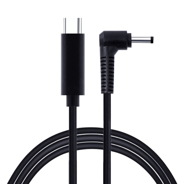 USB-C / Type-C轉4.0 x 1.7mm筆電電源充電線，線長約1.5米，Type-C轉4.0 x 1.7mm子彈頭
