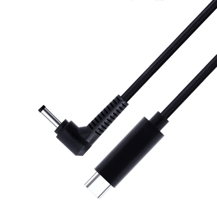 USB-C / Type-C轉4.0 x 1.7mm筆電電源充電線，線長約1.5米，Type-C轉4.0 x 1.7mm子彈頭